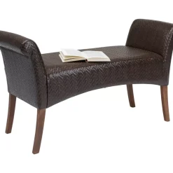KARE Design Sitzbänke-Bank Motley Textum Braun