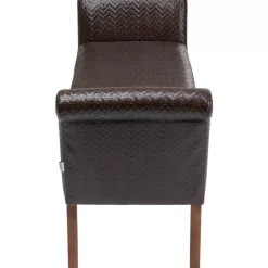 KARE Design Sitzbänke-Bank Motley Textum Braun