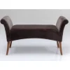 KARE Design Sitzbänke-Bank Motley Velvet Braun