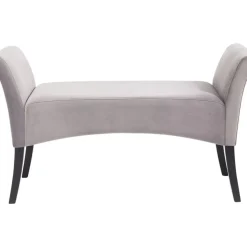 KARE Design Sitzbänke-Bank Motley Velvet Silvergrey