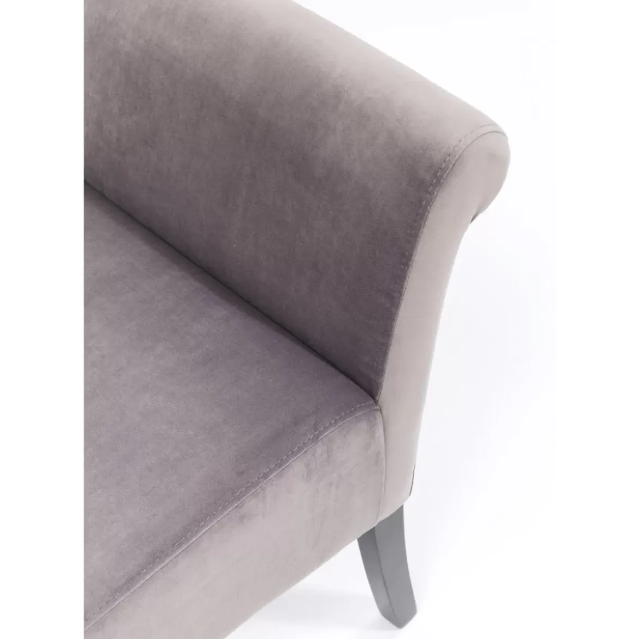 KARE Design Sitzbänke-Bank Motley Velvet Silvergrey