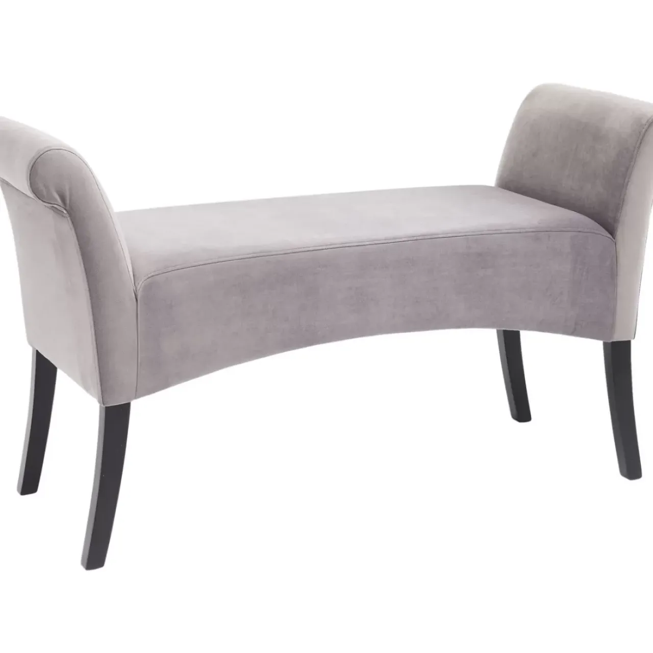 KARE Design Sitzbänke-Bank Motley Velvet Silvergrey