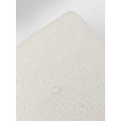 KARE Design Sitzbänke-Bank Smart Boucle Creme Schwarz 90Cm