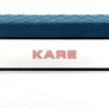 KARE Design Sitzbänke-Bank Smart Petrol Schwarz 150X40Cm