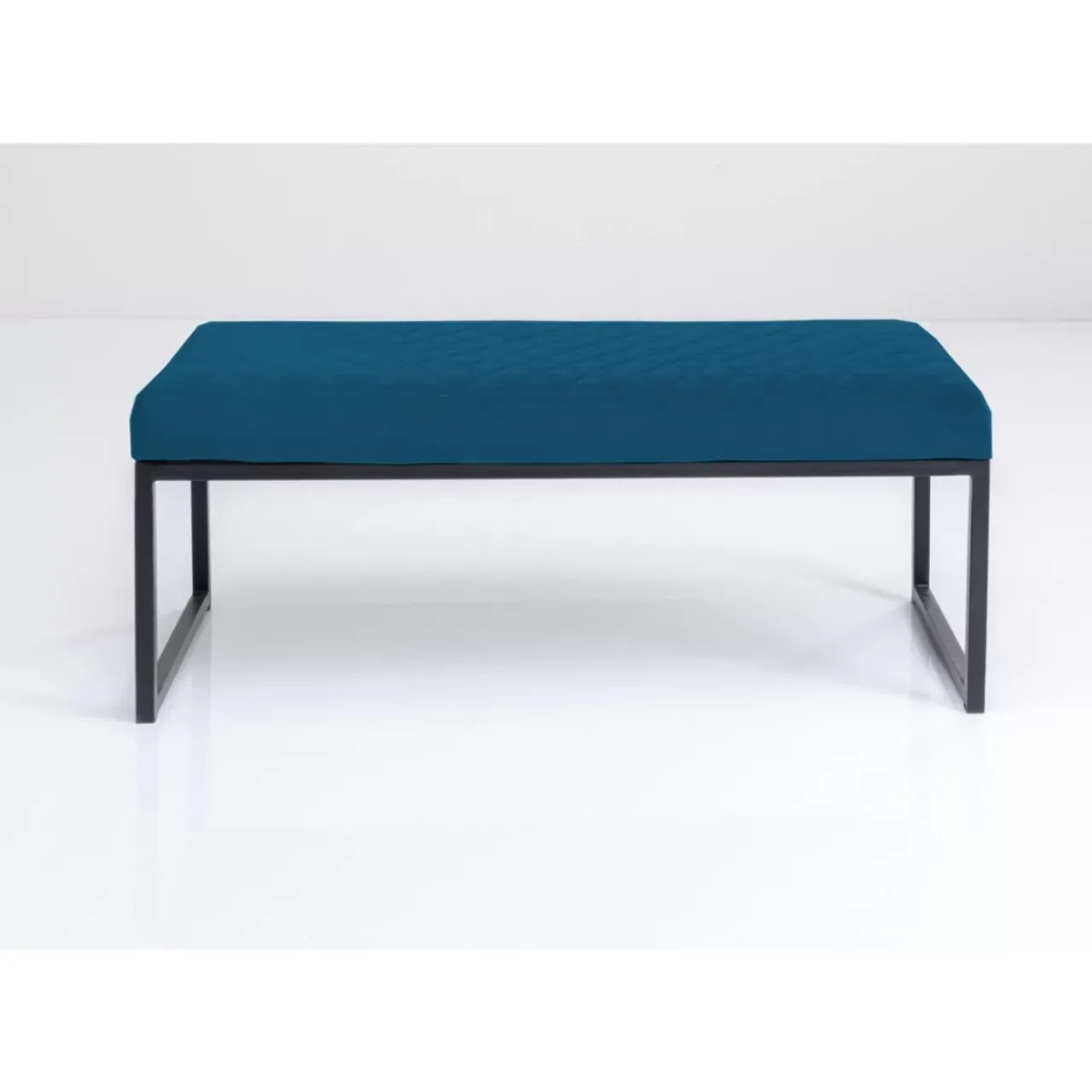 KARE Design Sitzbänke-Bank Smart Petrol Schwarz 90Cm