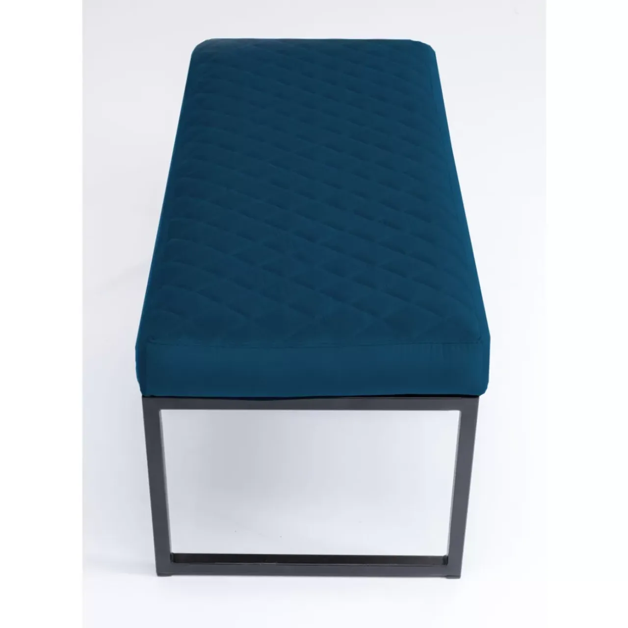 KARE Design Sitzbänke-Bank Smart Petrol Schwarz 90Cm