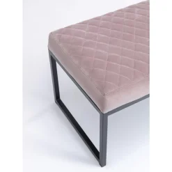 KARE Design Sitzbänke-Bank Smart Rosa Schwarz 90X40Cm