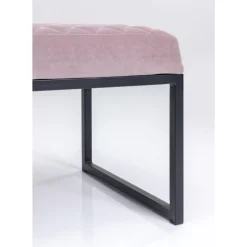 KARE Design Sitzbänke-Bank Smart Rosa Schwarz 90X40Cm