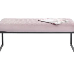KARE Design Sitzbänke-Bank Smart Rosa Schwarz 90X40Cm