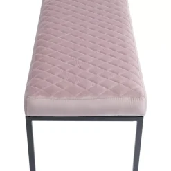 KARE Design Sitzbänke-Bank Smart Rosa Schwarz 90X40Cm