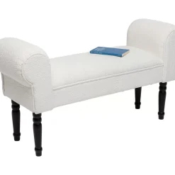 KARE Design Sitzbänke-Bank Wing Creme Schwarz