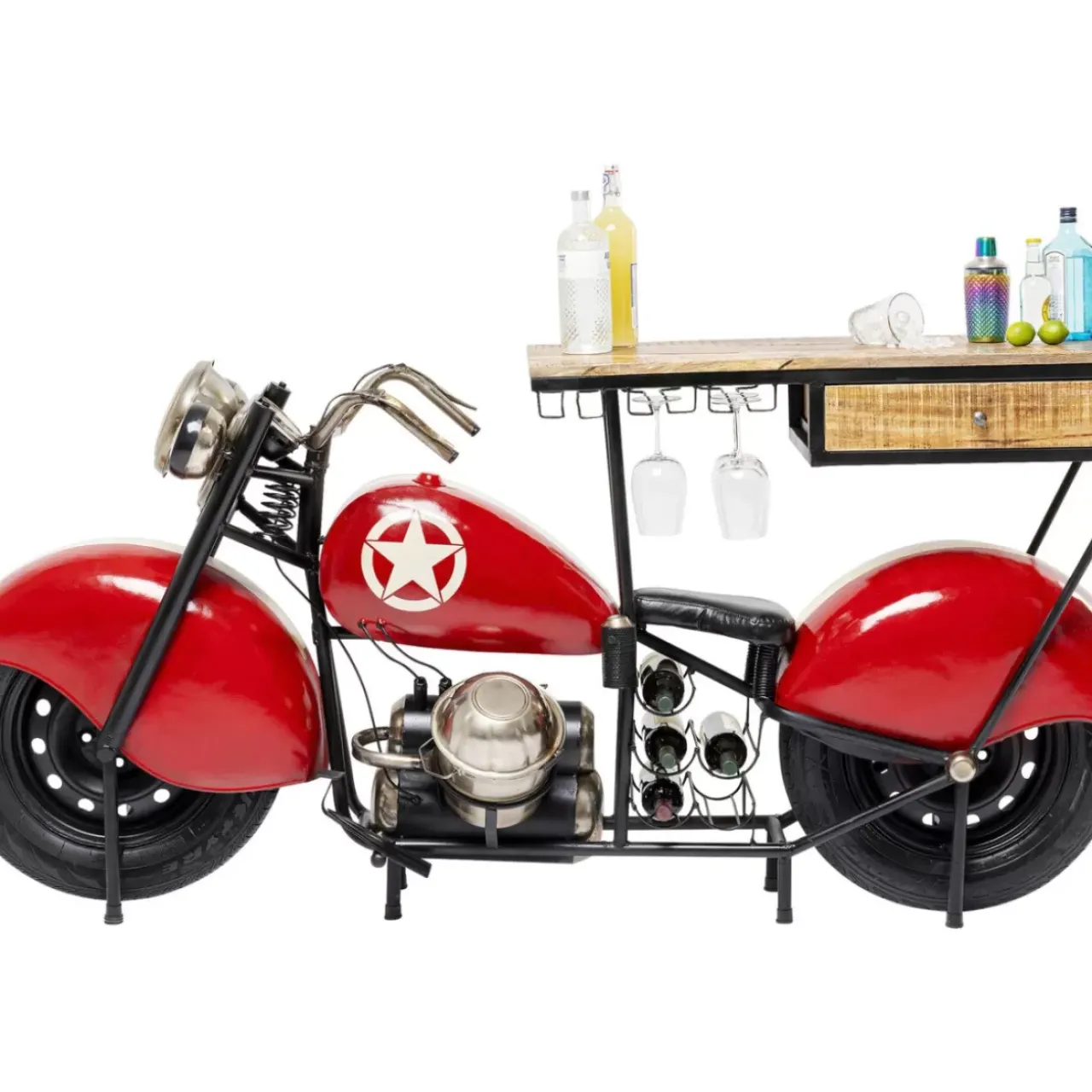 KARE Design Bars-Bar Motorbike Rot