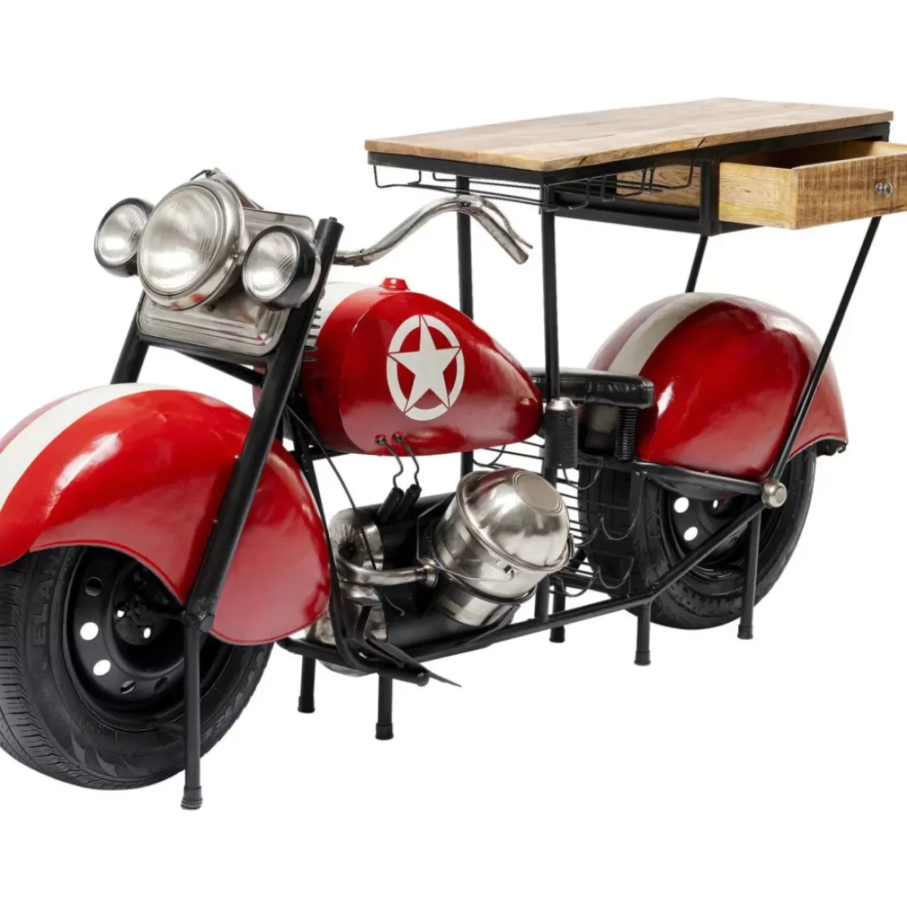 KARE Design Bars-Bar Motorbike Rot