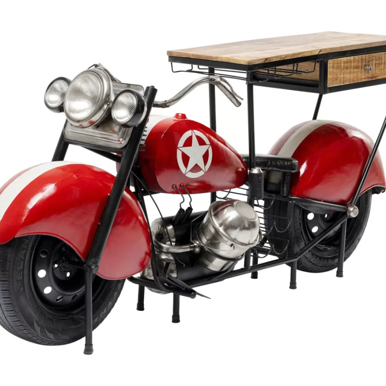 KARE Design Bars-Bar Motorbike Rot