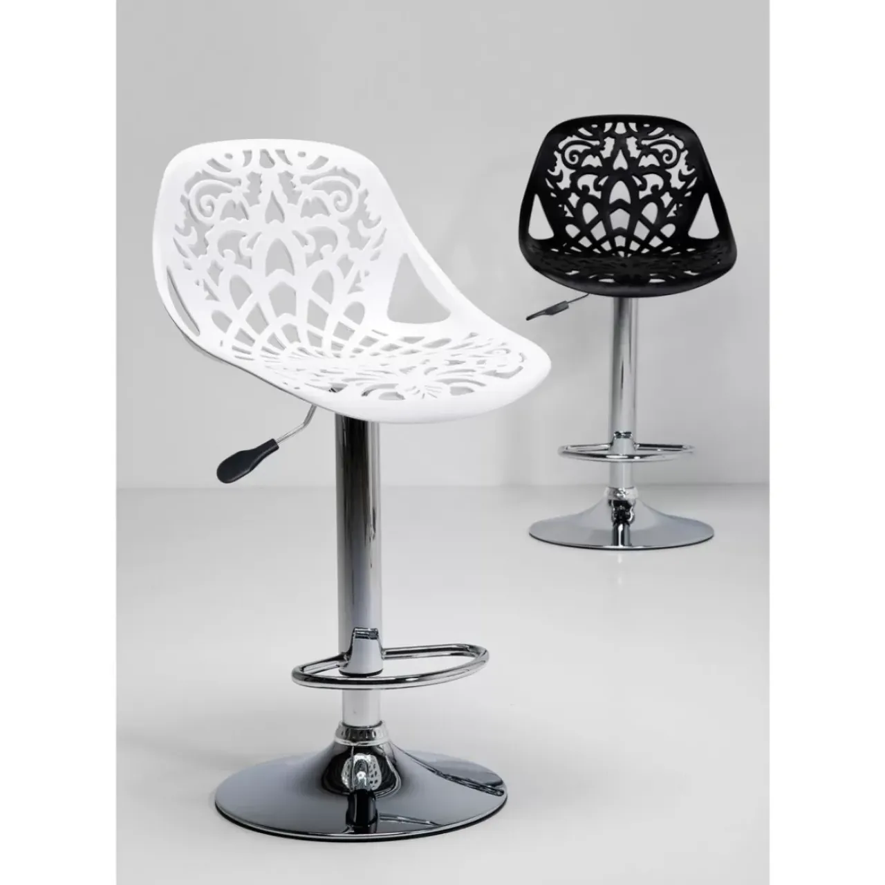 KARE Design Sitzbänke-Barhocker Ornament White