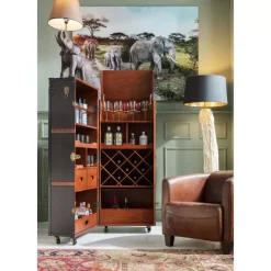 KARE Design Bars-Barschrank Globetrotter