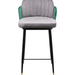 KARE Design Sitzbänke-Barstuhl Hojas Grau