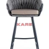 KARE Design Sitzbänke-Barstuhl Knot Tweed