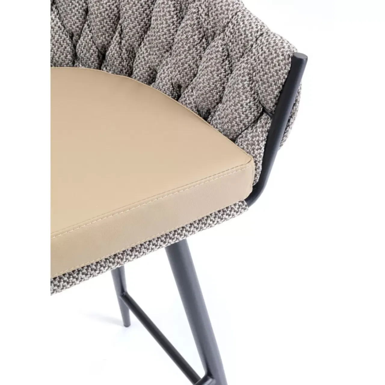 KARE Design Sitzbänke-Barstuhl Knot Tweed