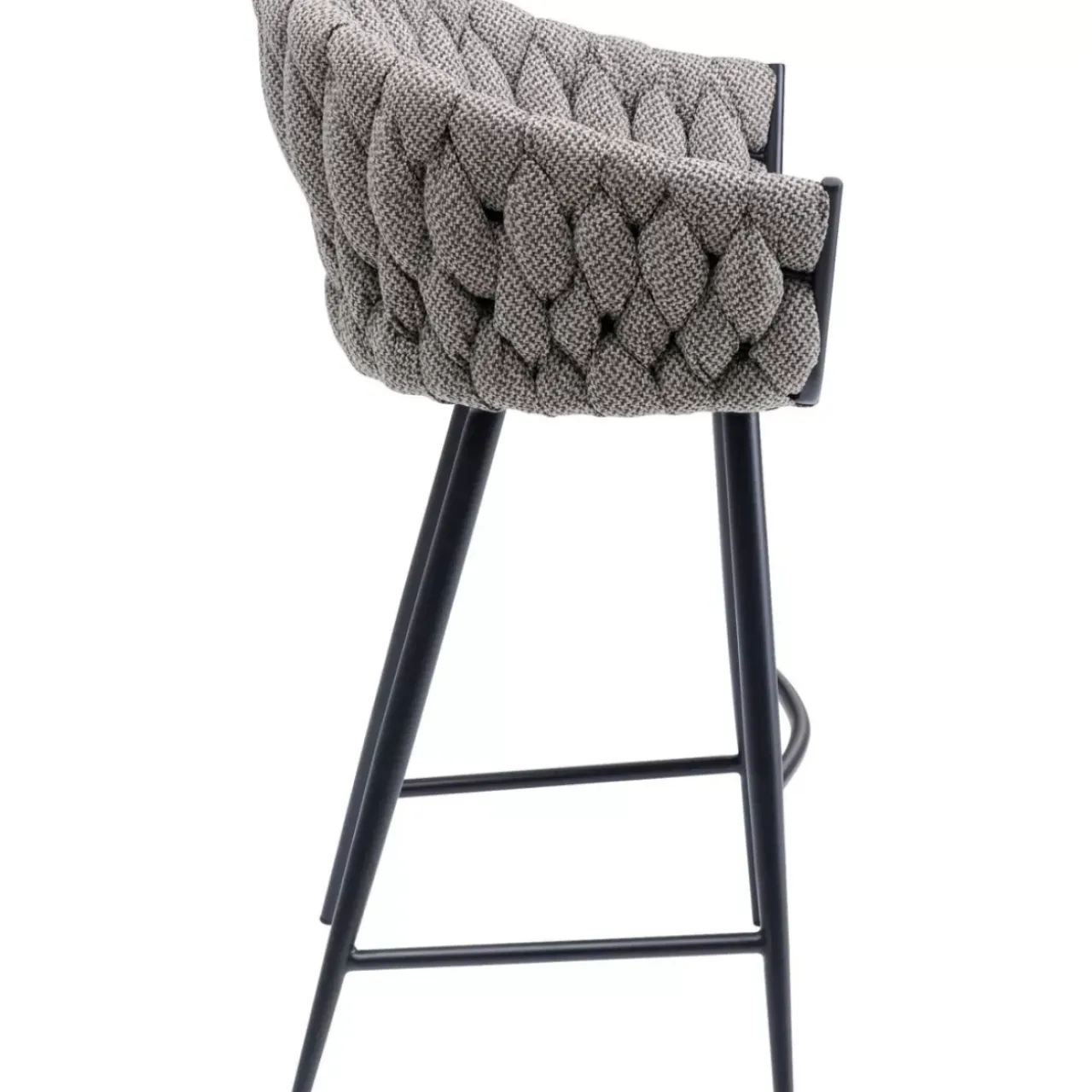KARE Design Sitzbänke-Barstuhl Knot Tweed