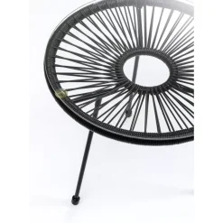 KARE Design Outdoormöbel-Beistelltisch Acapulco Schwarz