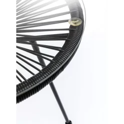 KARE Design Outdoormöbel-Beistelltisch Acapulco Schwarz