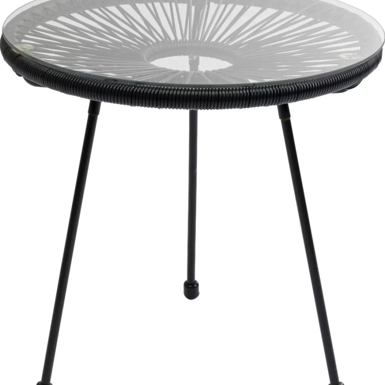 KARE Design Outdoormöbel-Beistelltisch Acapulco Schwarz