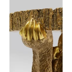 KARE Design Tische-Beistelltisch Animal Bear Gold 35X34Cm