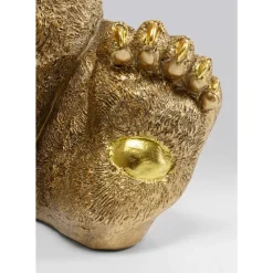 KARE Design Tische-Beistelltisch Animal Bear Gold 35X34Cm