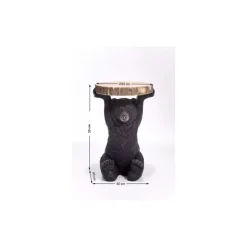 KARE Design Tische-Beistelltisch Animal Bear O33Cm