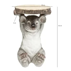 KARE Design Tische-Beistelltisch Animal Koala O33Cm