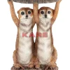 KARE Design Tische-Beistelltisch Animal Meerkat Sisters O33Cm