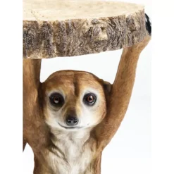 KARE Design Tische-Beistelltisch Animal Meerkat Sisters O33Cm