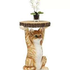 KARE Design Tische-Beistelltisch Animal Ms Cat O33Cm