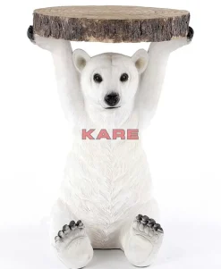 KARE Design Tische-Beistelltisch Animal Polar Bear O37Cm
