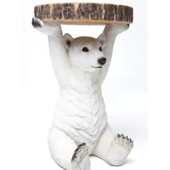 KARE Design Tische-Beistelltisch Animal Polar Bear O37Cm