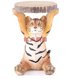 KARE Design Tische-Beistelltisch Animal Tiger O35Cm