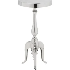 KARE Design Tische-Beistelltisch Barocco Alu O27Cm