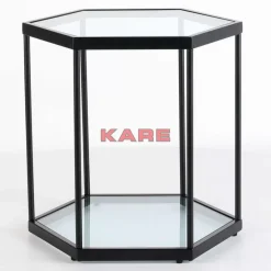 KARE Design Tische-Beistelltisch Comb Schwarz 55Cm