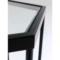 KARE Design Tische-Beistelltisch Comb Schwarz 55Cm