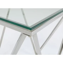 KARE Design Tische-Beistelltisch Cristallo 50X50Cm