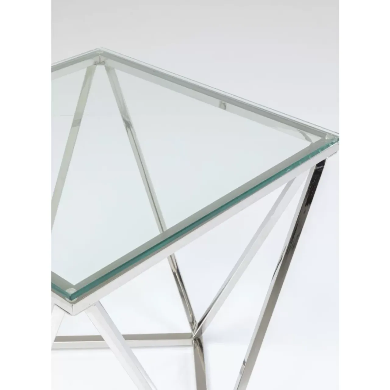 KARE Design Tische-Beistelltisch Cristallo 50X50Cm