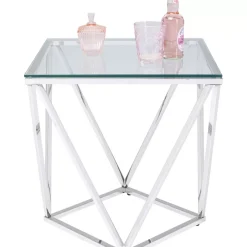 KARE Design Tische-Beistelltisch Cristallo 50X50Cm