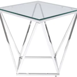 KARE Design Tische-Beistelltisch Cristallo 50X50Cm