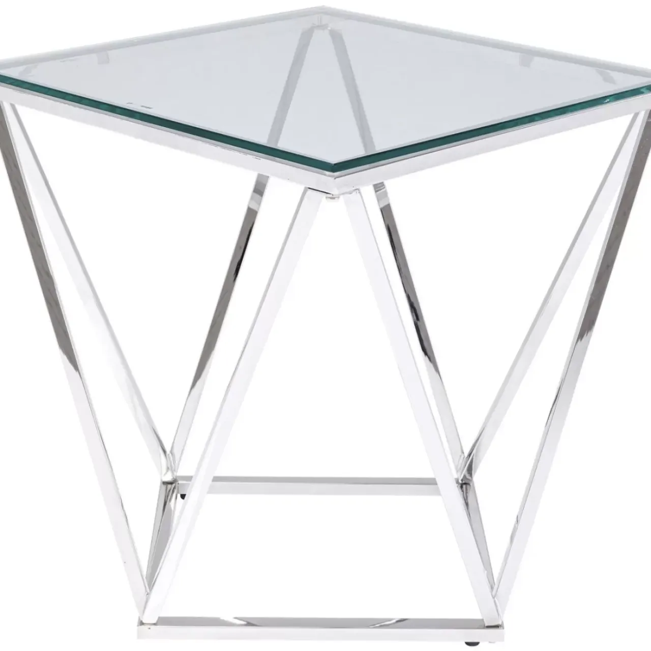 KARE Design Tische-Beistelltisch Cristallo 50X50Cm