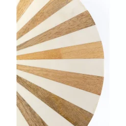 KARE Design Tische-Beistelltisch Domero Cirque Gold Weis O40Cm