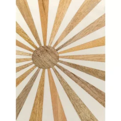 KARE Design Tische-Beistelltisch Domero Cirque Gold Weis O40Cm