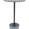 KARE Design Tische-Beistelltisch Domero Race Blau O40Cm
