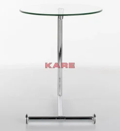 KARE Design Tische-Beistelltisch Easy Living Klarglas O46Cm