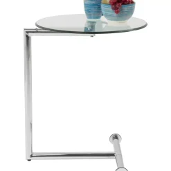 KARE Design Tische-Beistelltisch Easy Living Klarglas O46Cm
